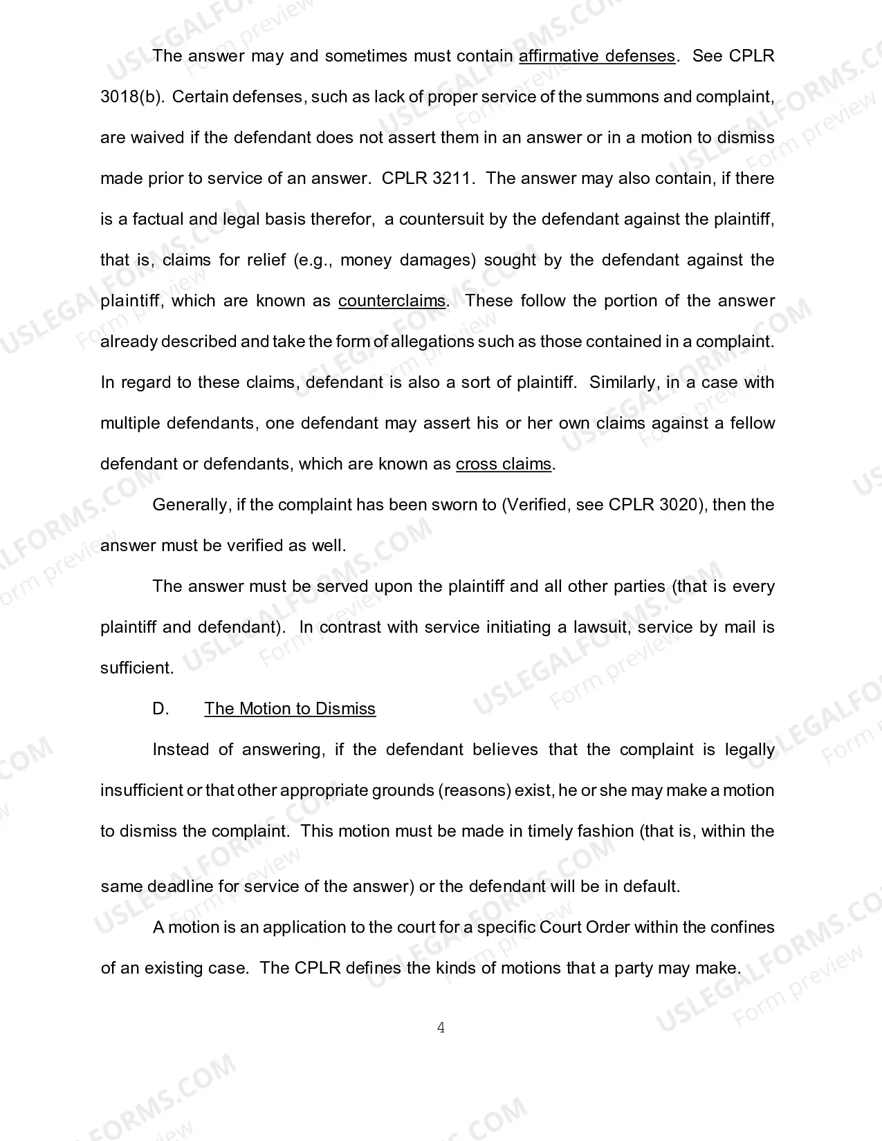 Preview How to respond to a complaint