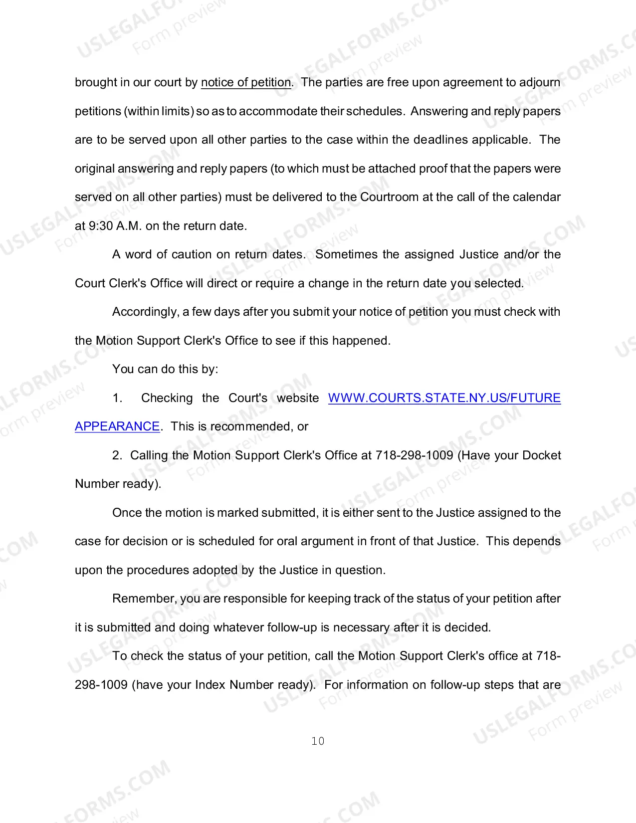 Preview How to Commence Special Proceeding