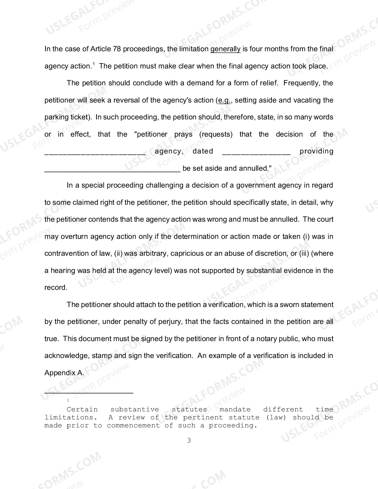 Preview How to Commence Special Proceeding