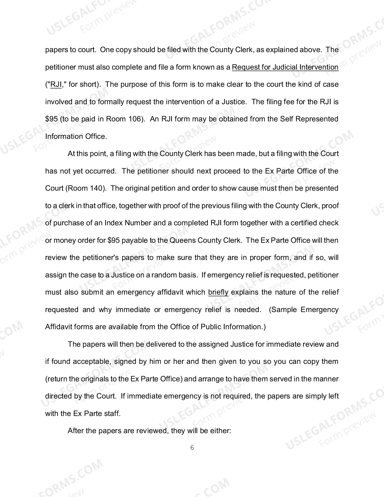 Preview How to Commence Special Proceeding