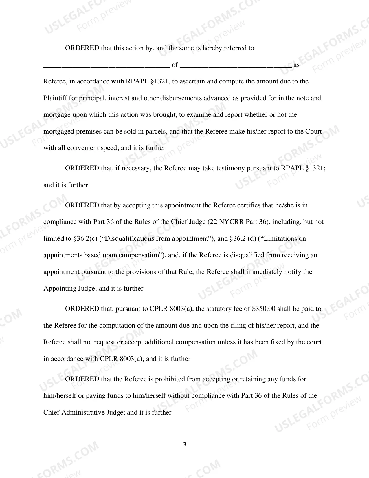 Preview Appoint Referee (Default With Title Amendment - REVISED)