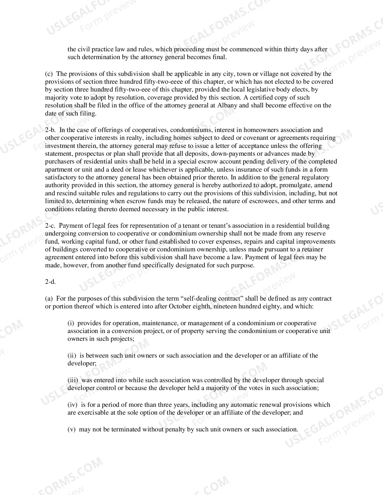 Preview New York Real Estate Syndication Act ("Syndication Act")