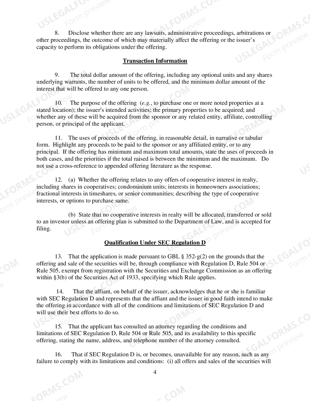 Preview Policy Statement 100