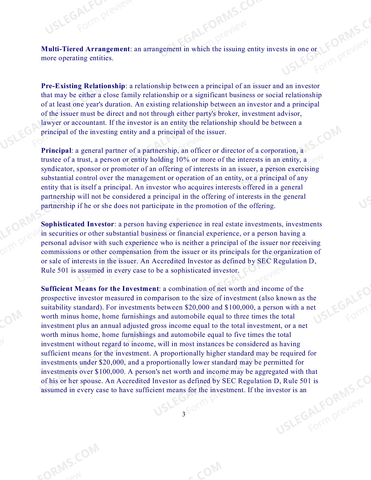 Preview Policy Statement 101