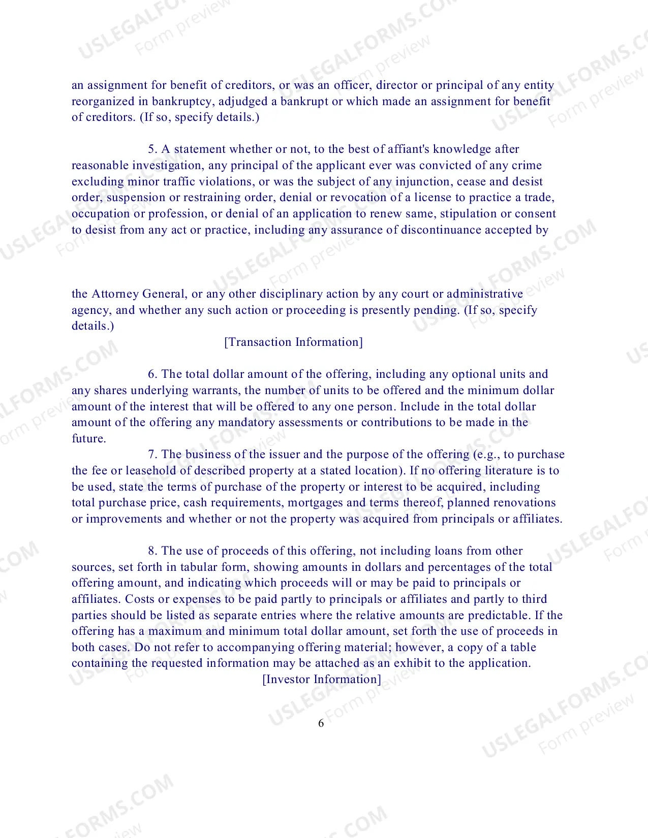 Preview Policy Statement 101