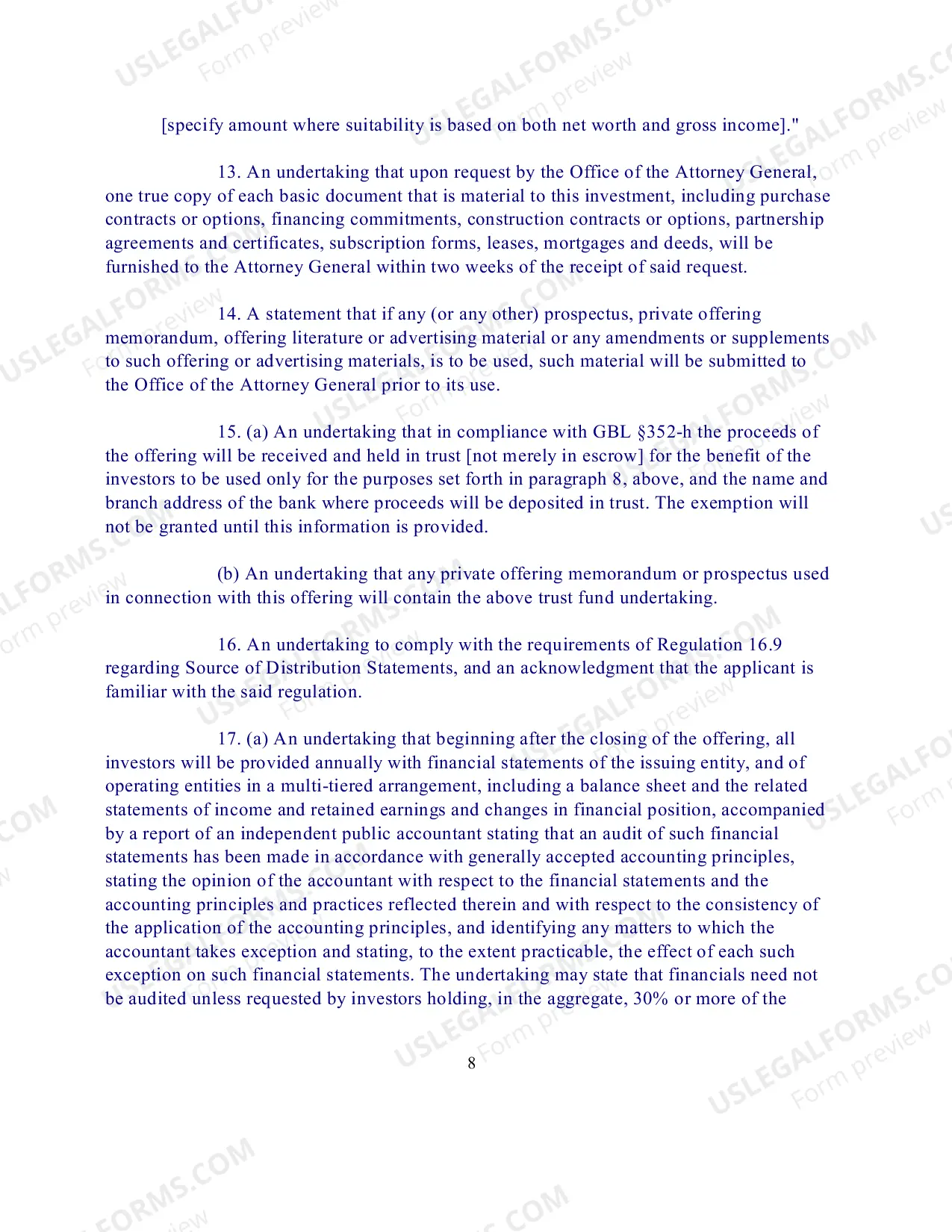 Preview Policy Statement 101
