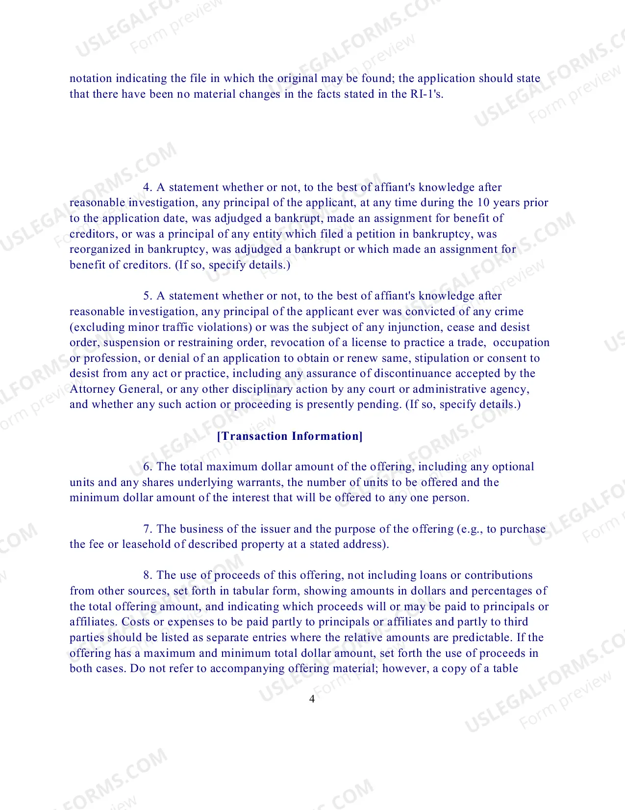Preview Policy Statement 102