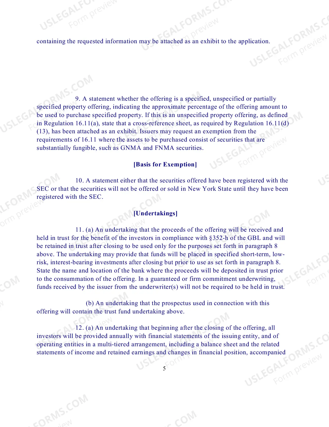 Preview Policy Statement 102