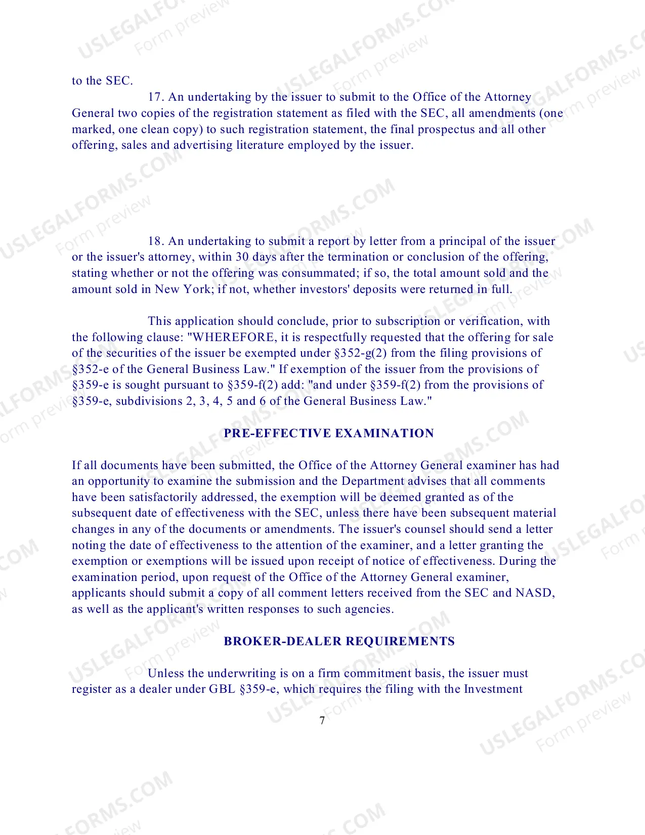 Preview Policy Statement 102