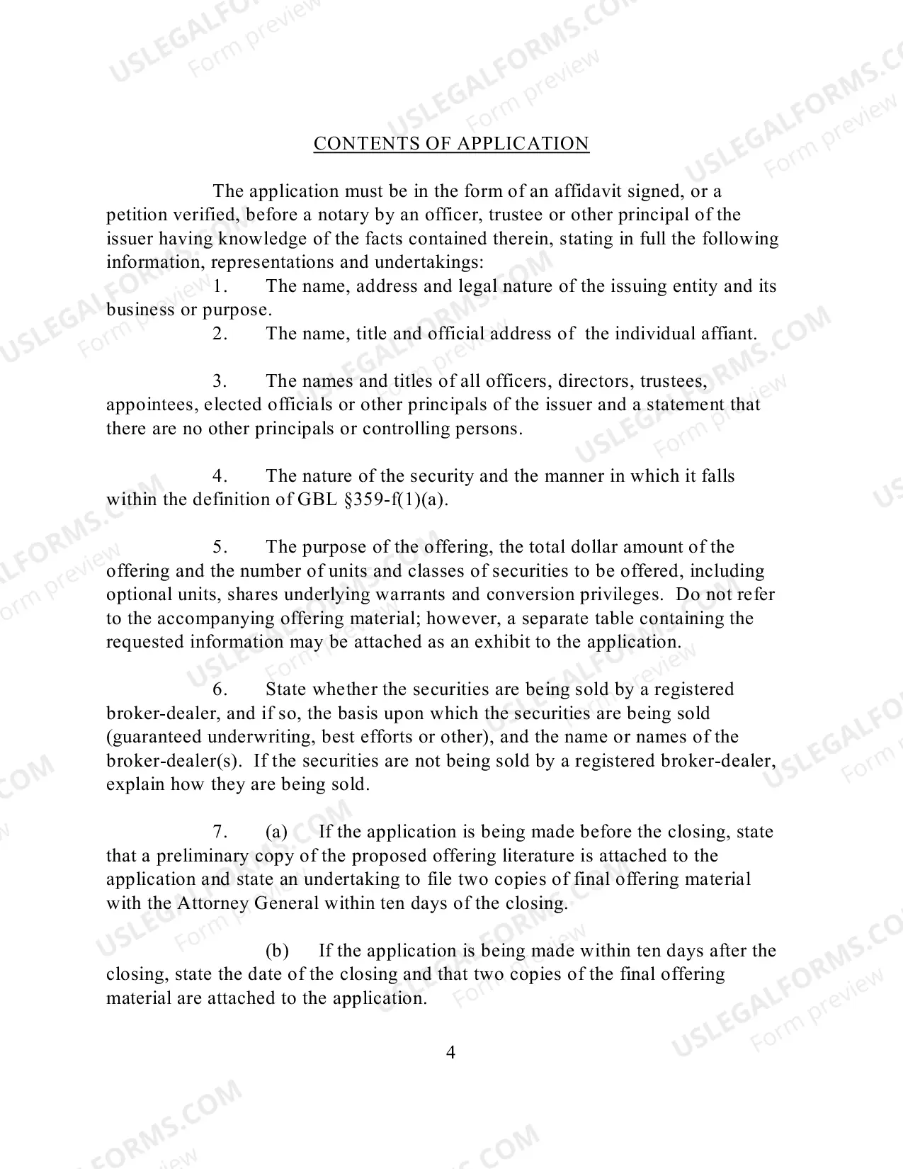 Preview Policy Statement 103