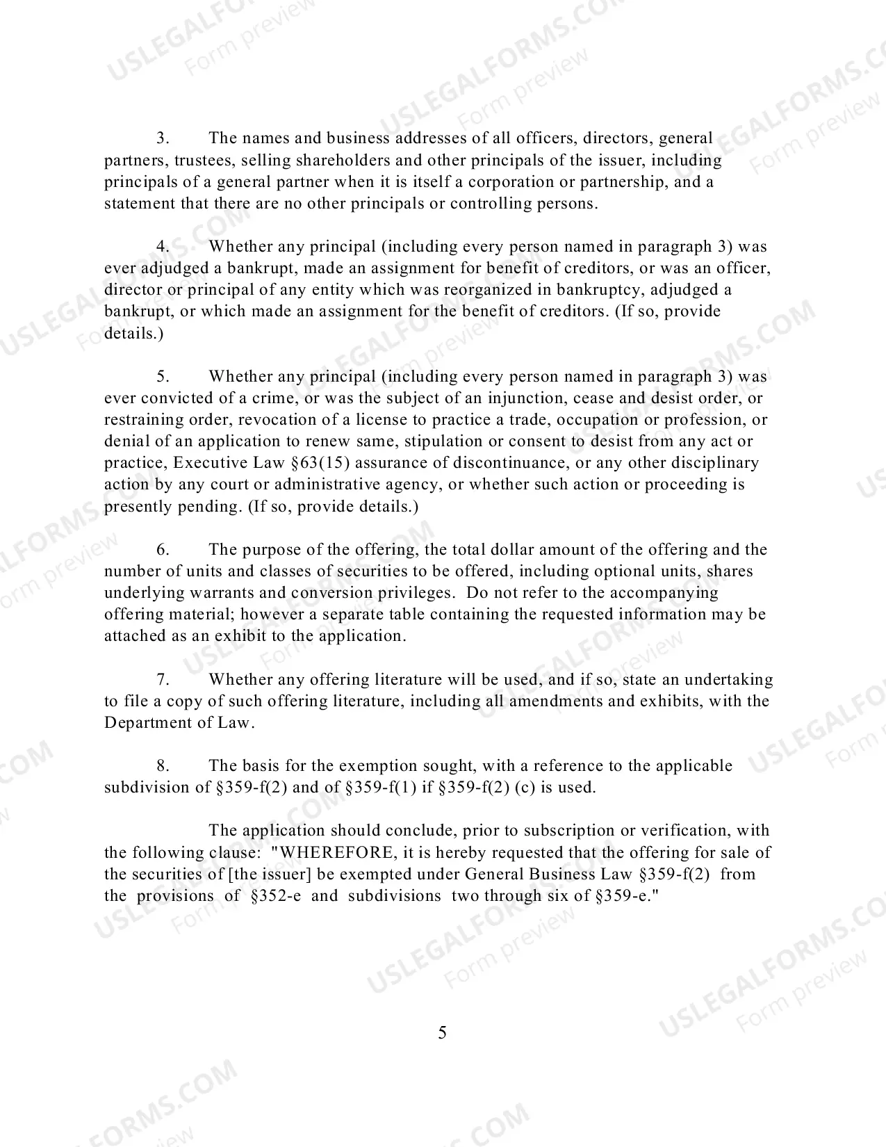 Preview Policy Statement 104