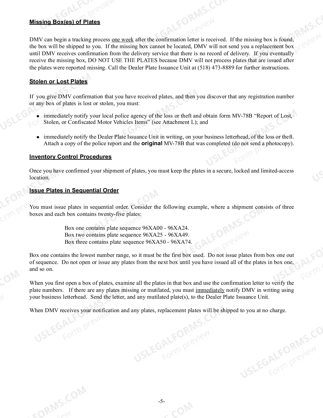 Preview All Terrain Vehicle Dealer Registration Instructions