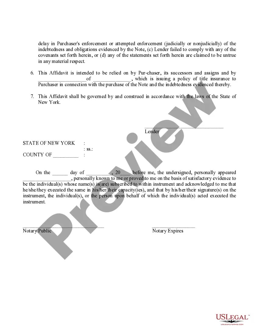 Get Affidavit of Lost Note Preview Affidavit of Lost Note