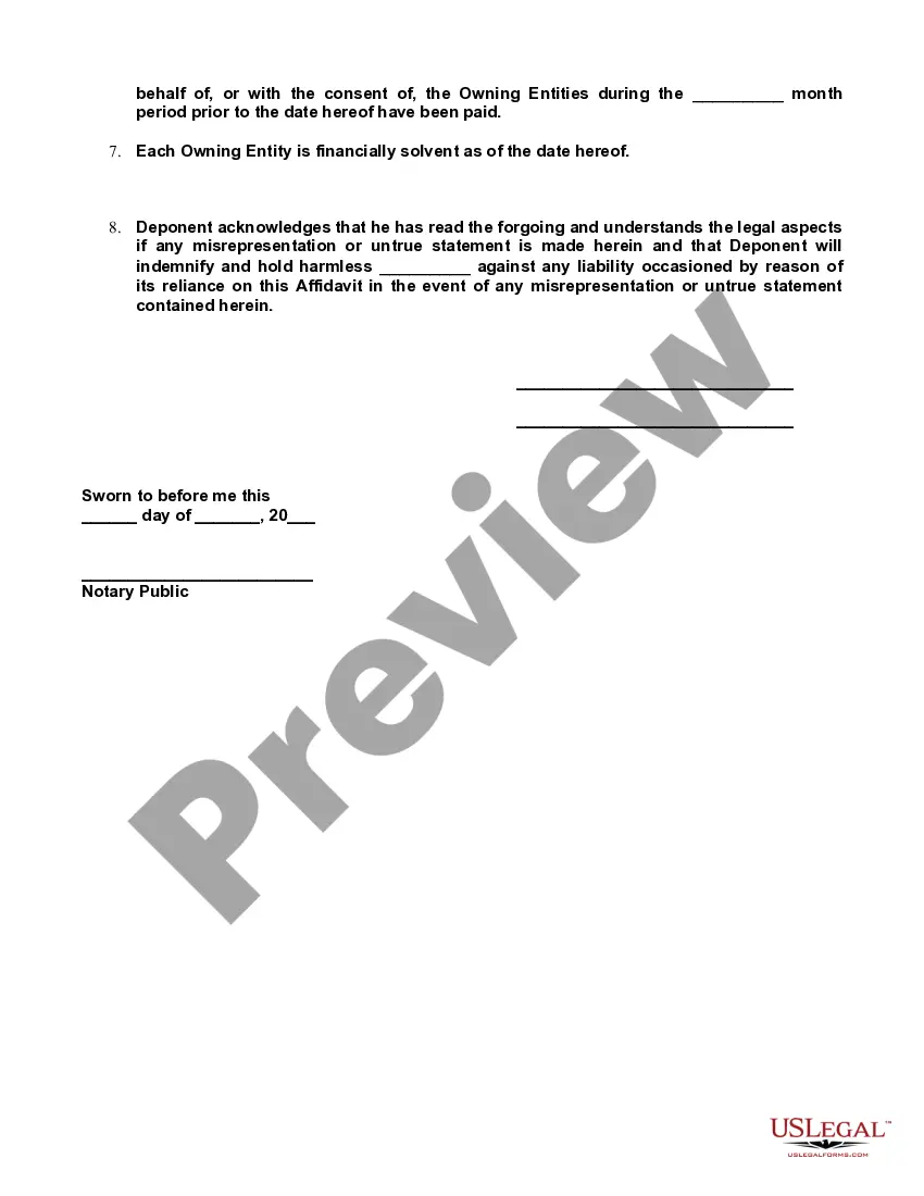 Get Non-Imputation Affidavit Preview Non-Imputation Affidavit