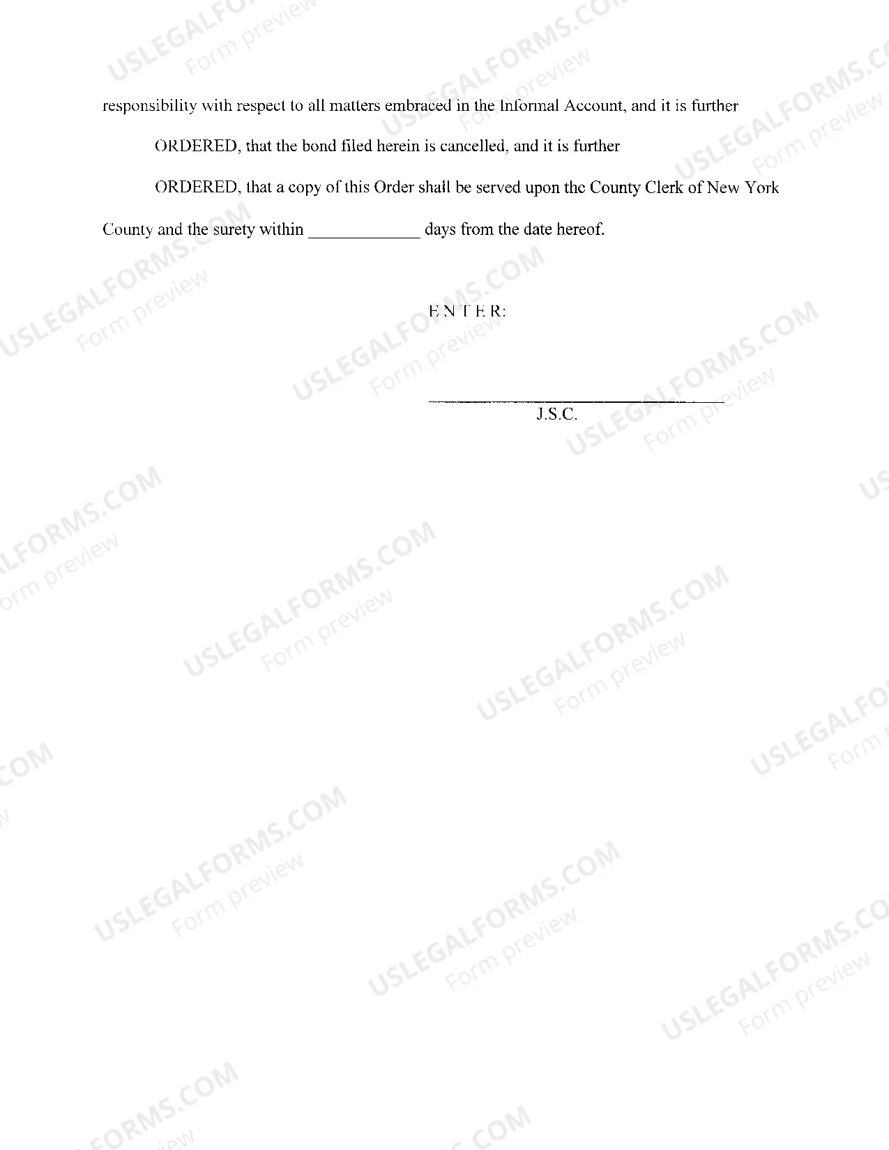 Preview Order Discharging Guardian And Surety