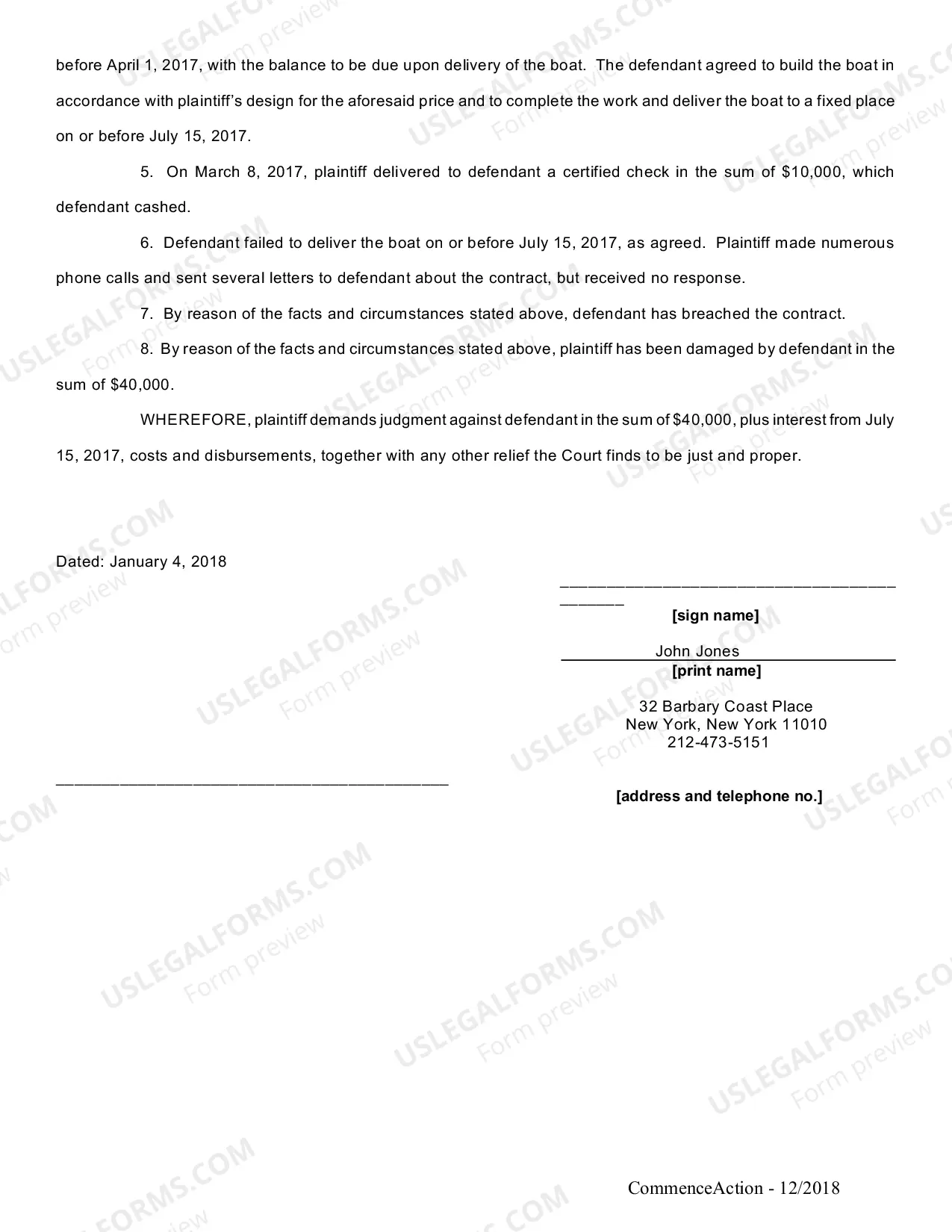 Preview How to Commence a Civil Action