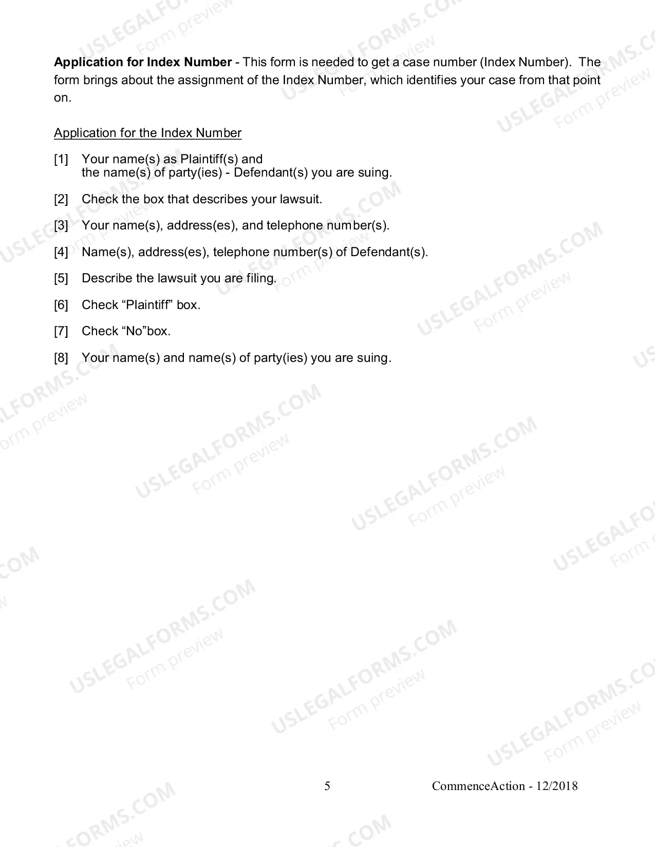 Preview How to Commence a Civil Action