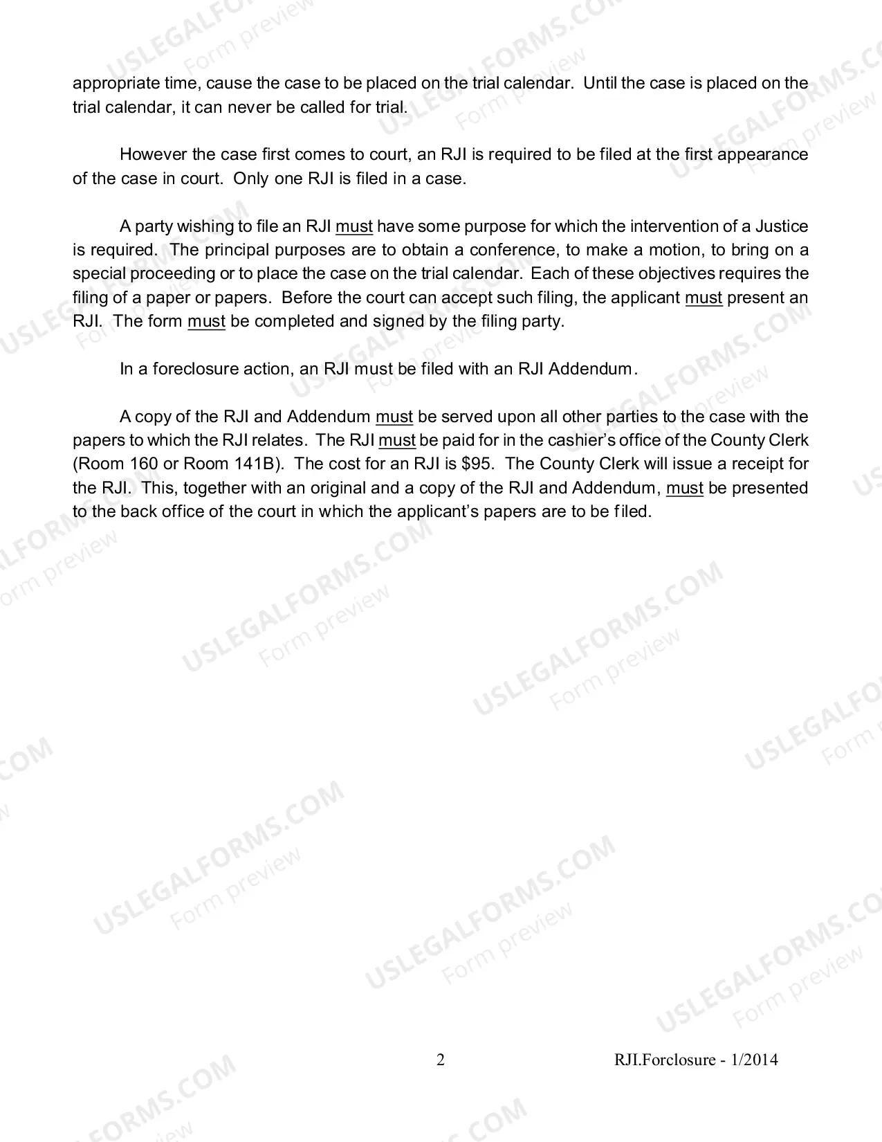 Preview How to File a Request for Judicial Intervention, Foreclosure Action Only