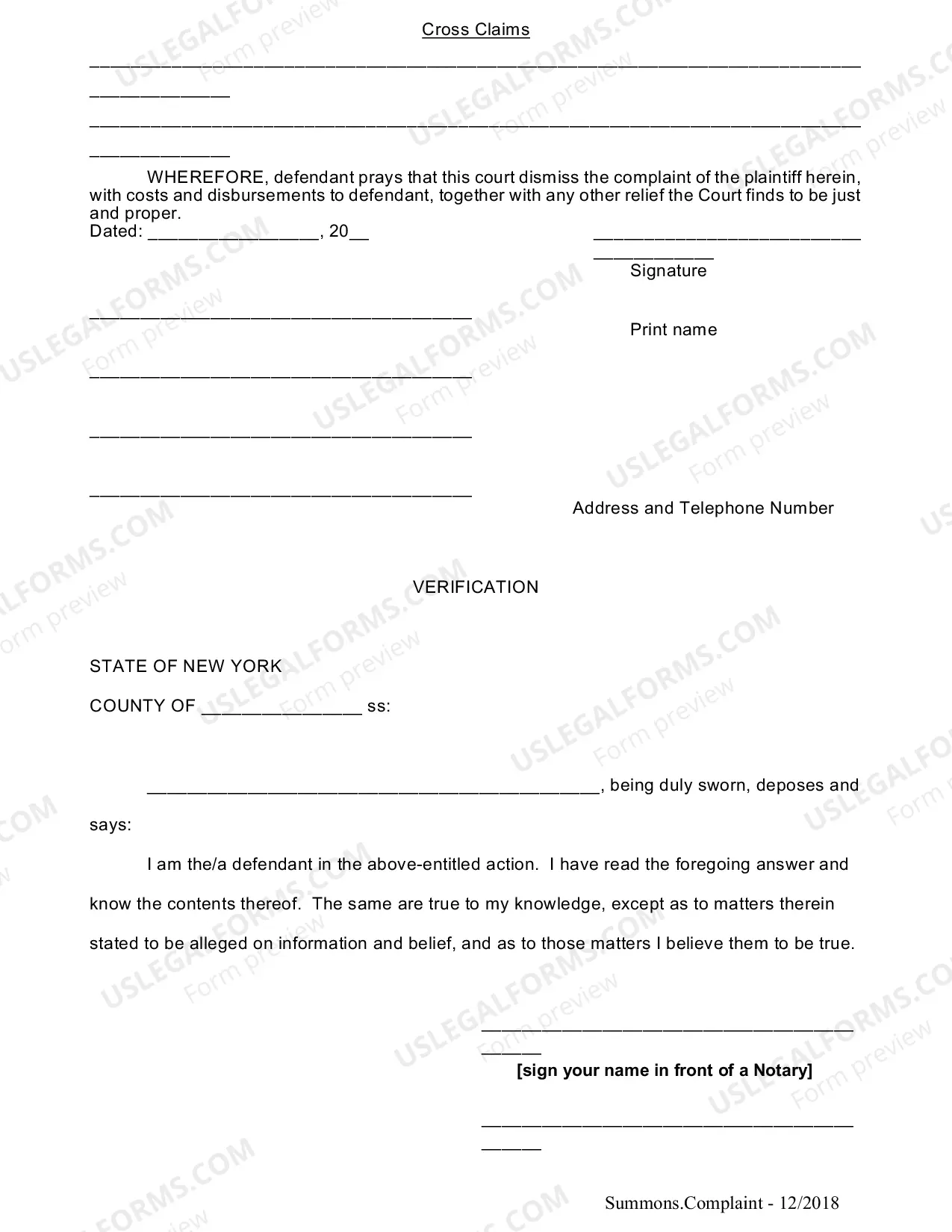 Preview How to Respond to a Summons and Complaint