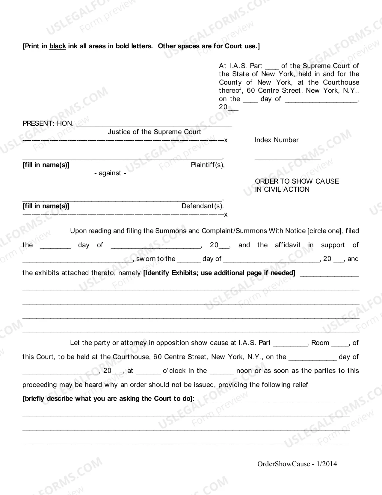 Preview How to File an Order to Show Cause