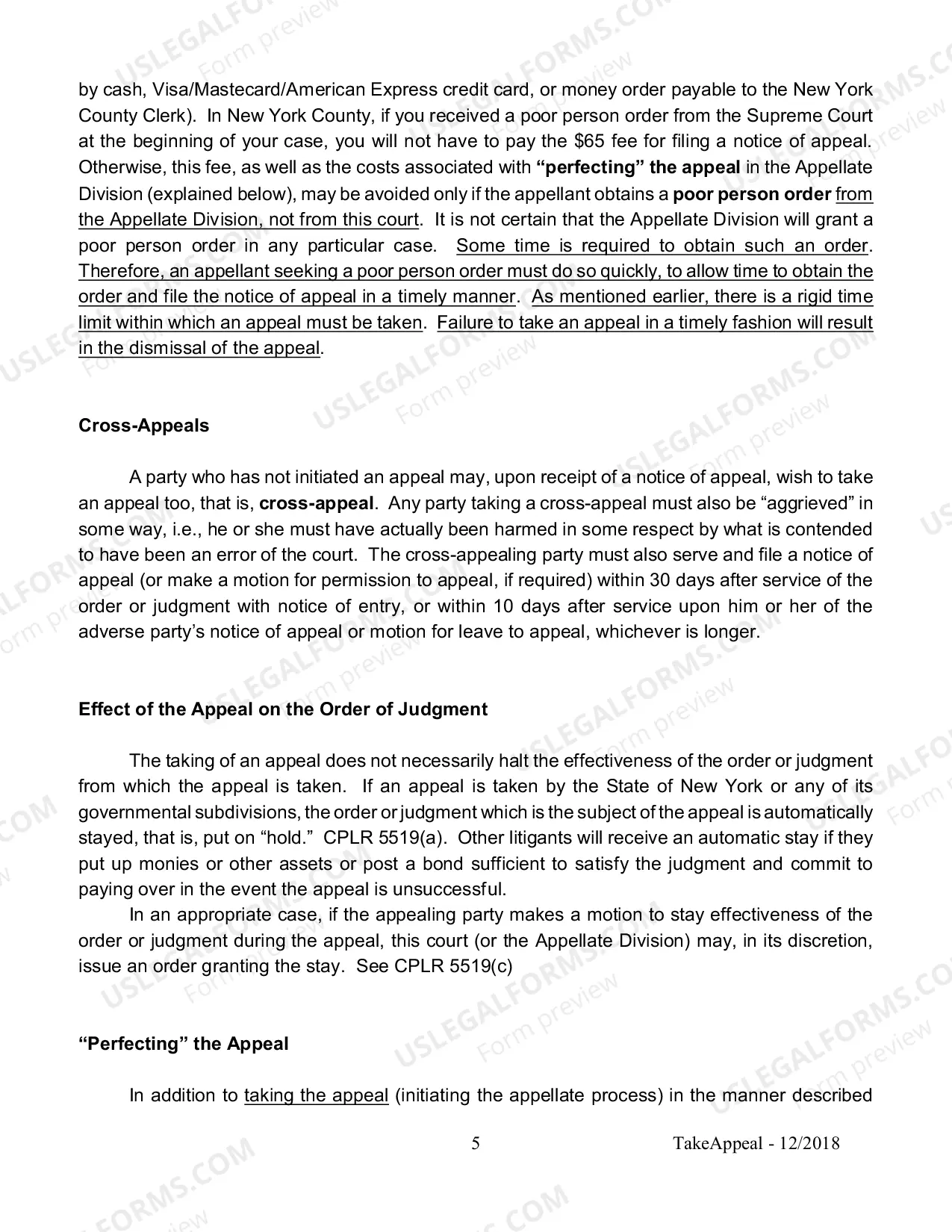 Preview How to Take an Appeal