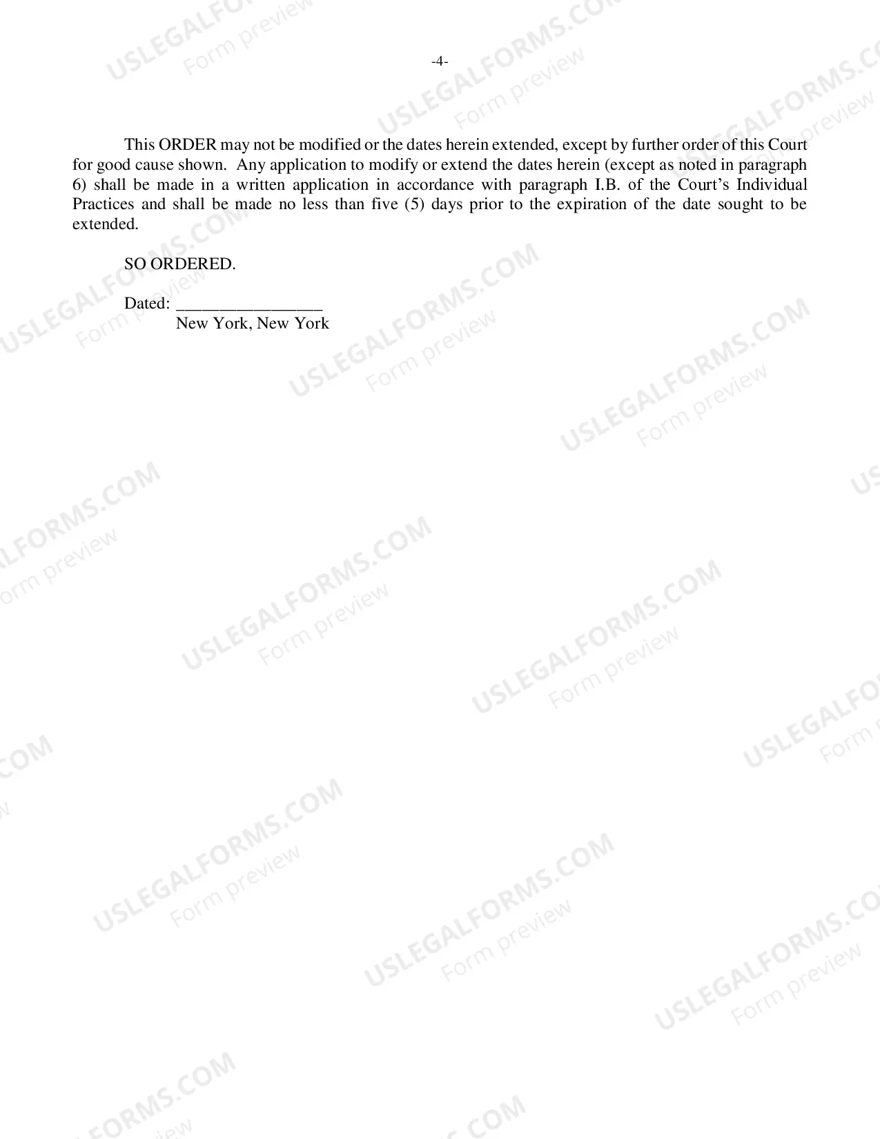 Preview Civil Case Management And Scheduling Order (Judge Torres)