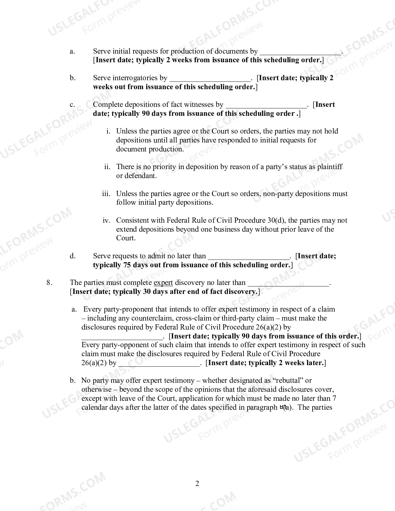 Preview Civil Case Management Plan And Scheduling Order (Judge Gardephe)
