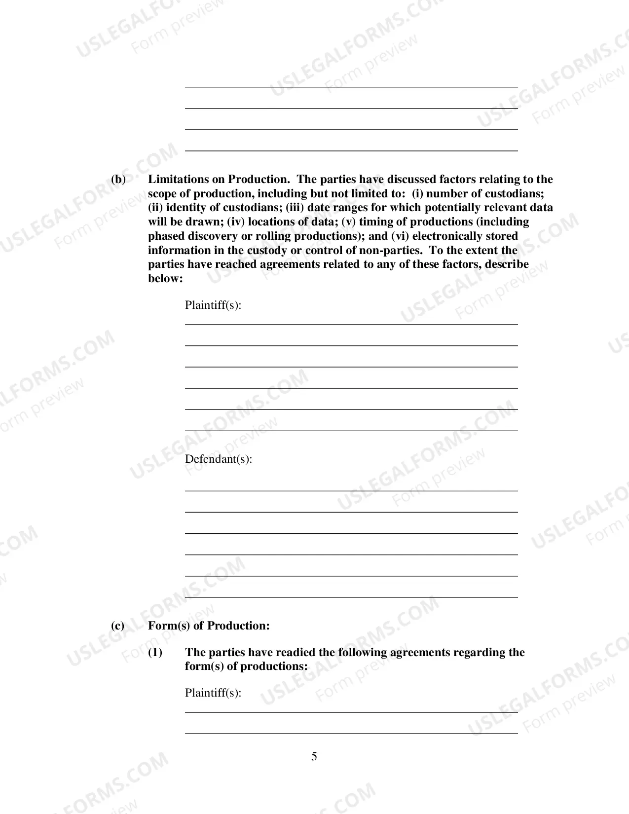 Preview Joint Electronic Discovery Submission And [Proposed] Order (Judge Parker)