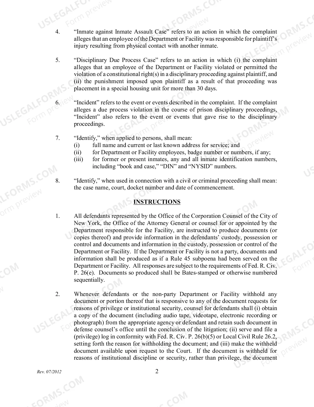 Preview Plaintiffs Local Civil Rule 33.2 Interrogatories And Request For Production of Documents