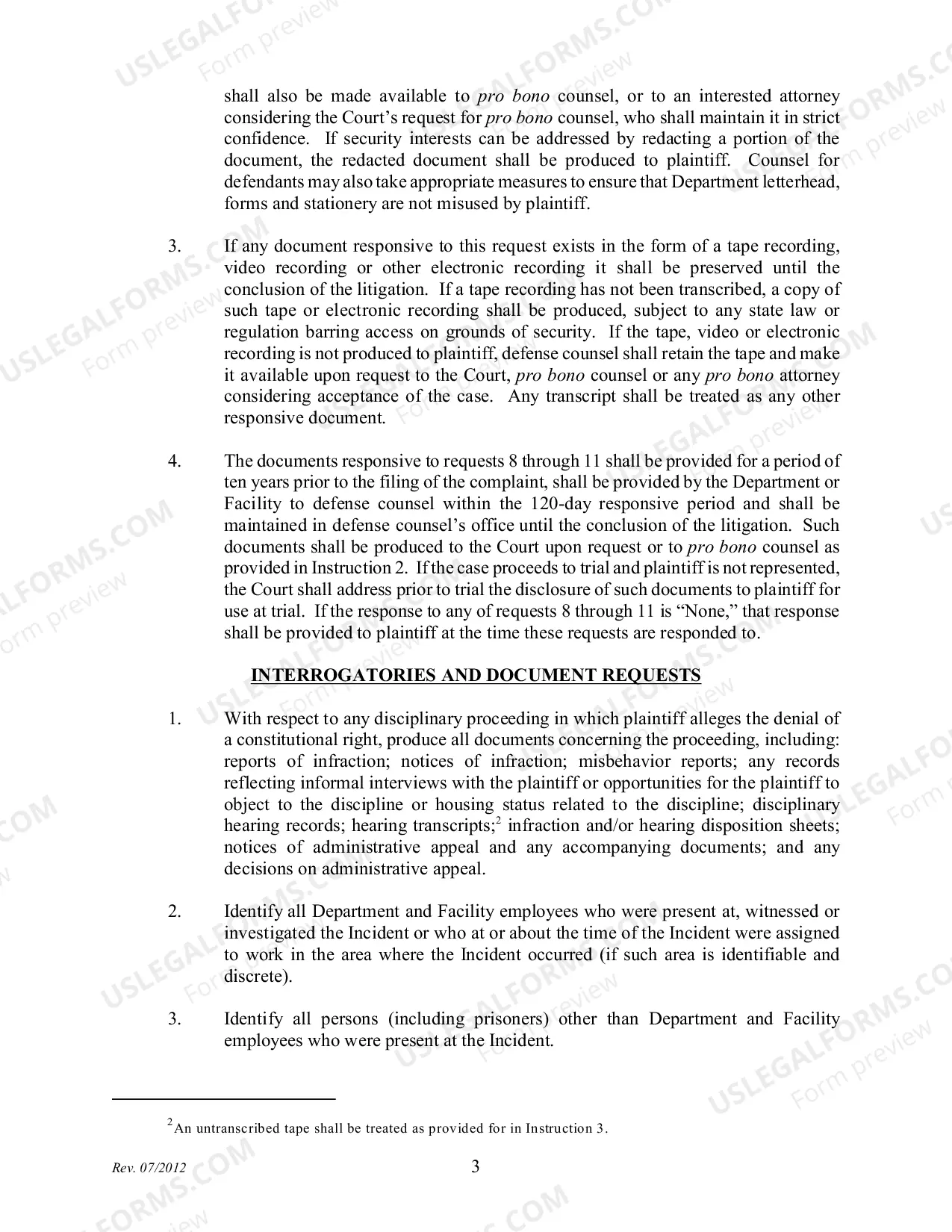 Preview Plaintiffs Local Civil Rule 33.2 Interrogatories And Request For Production of Documents