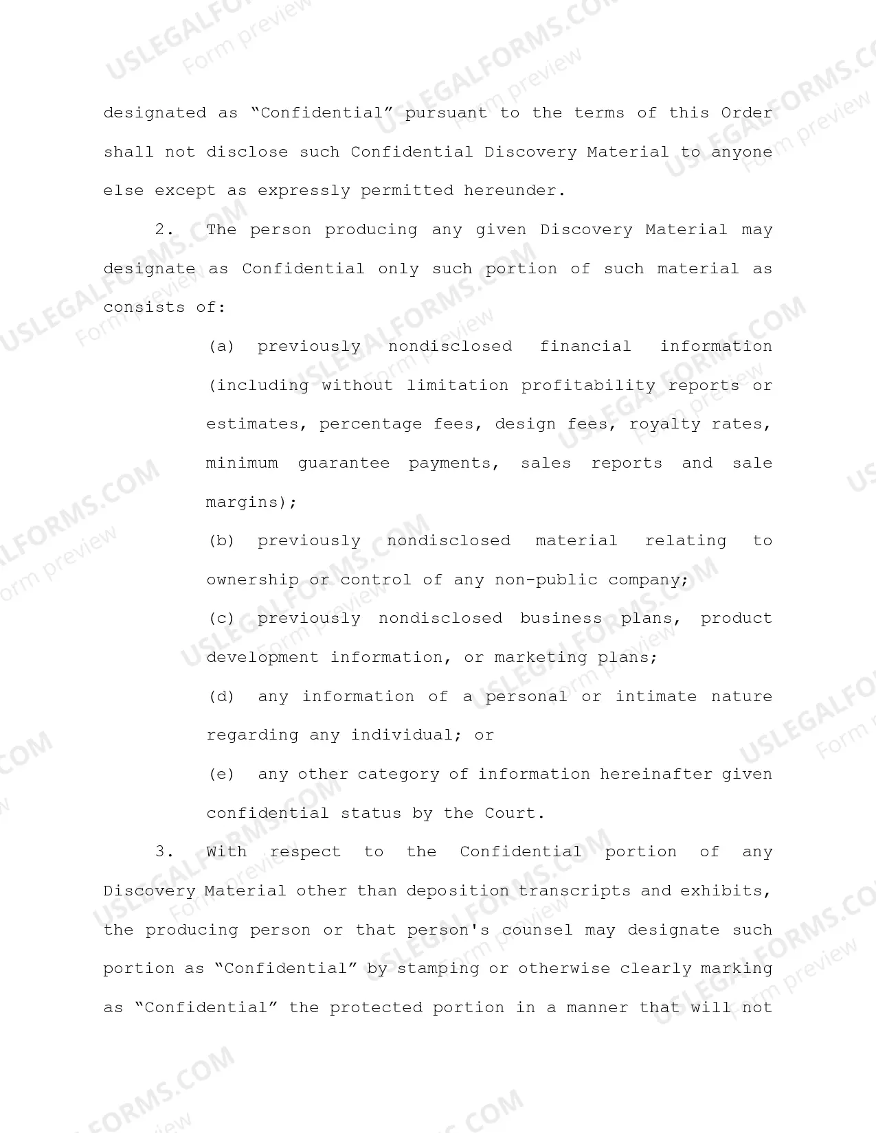 Preview Protective Order And Non-Disclosure Agreement (Judge Rakoff)