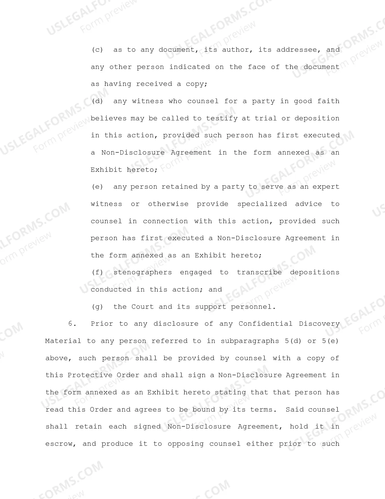 Preview Protective Order And Non-Disclosure Agreement (Judge Rakoff)