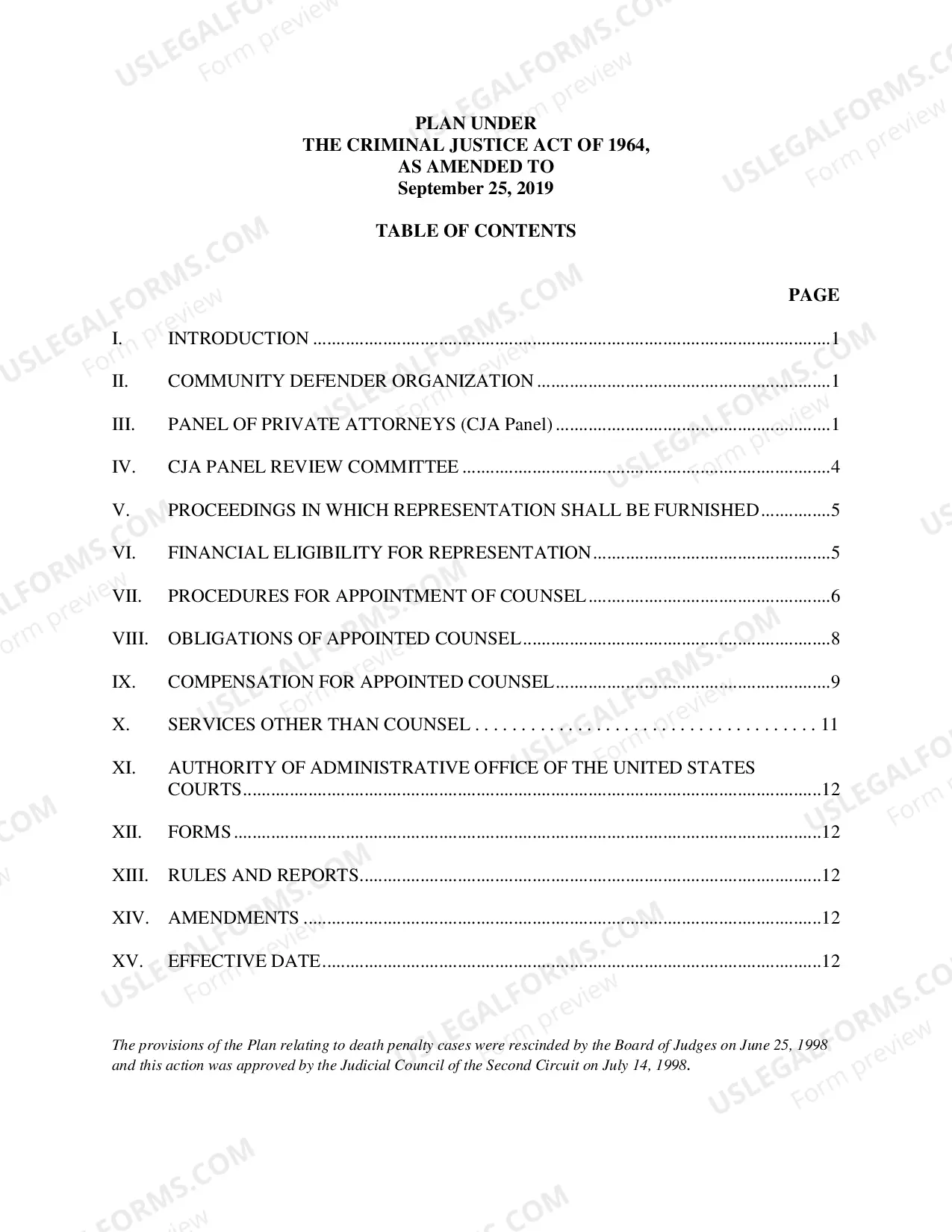 Preview Current Criminal Justice Act Plan