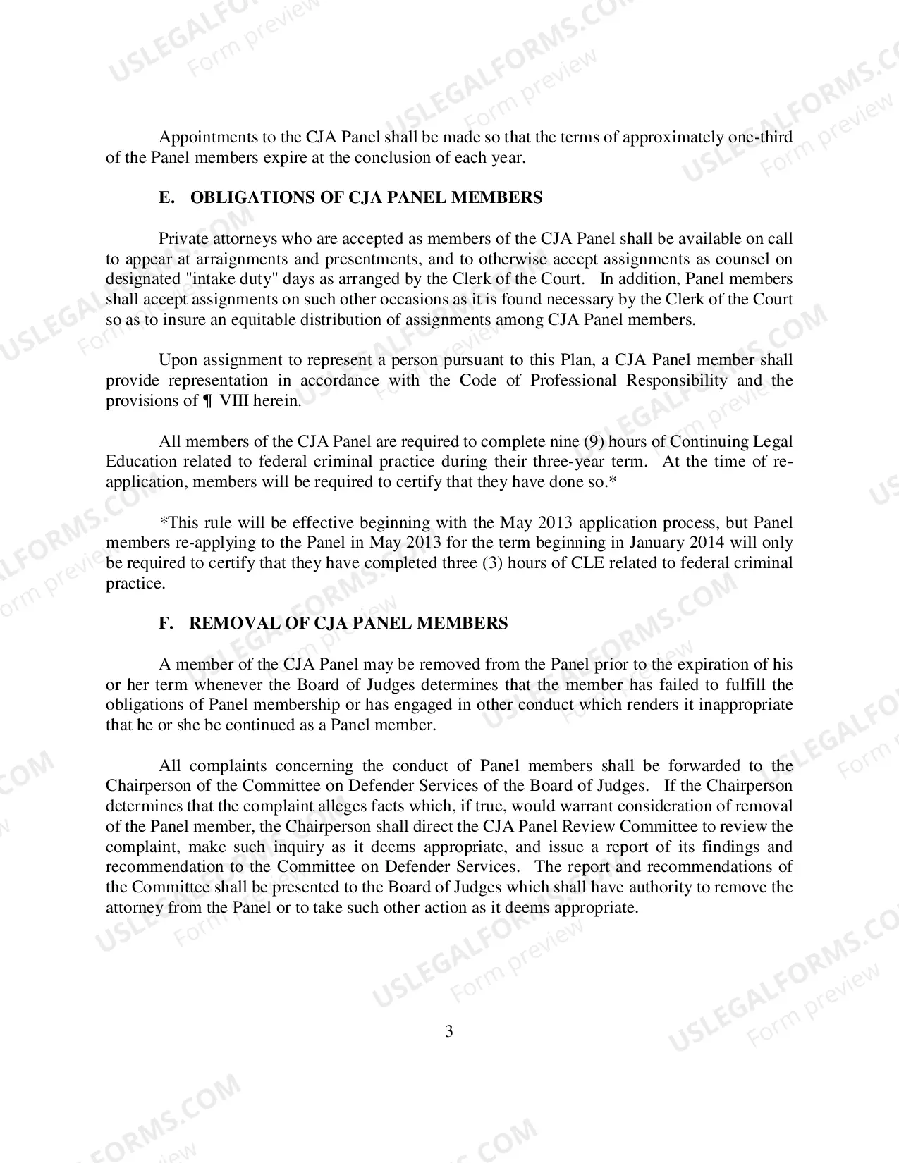 Preview Current Criminal Justice Act Plan