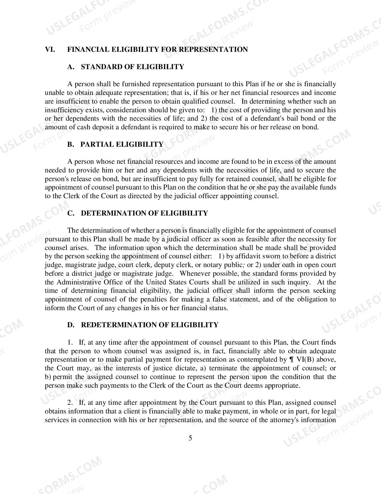 Preview Current Criminal Justice Act Plan