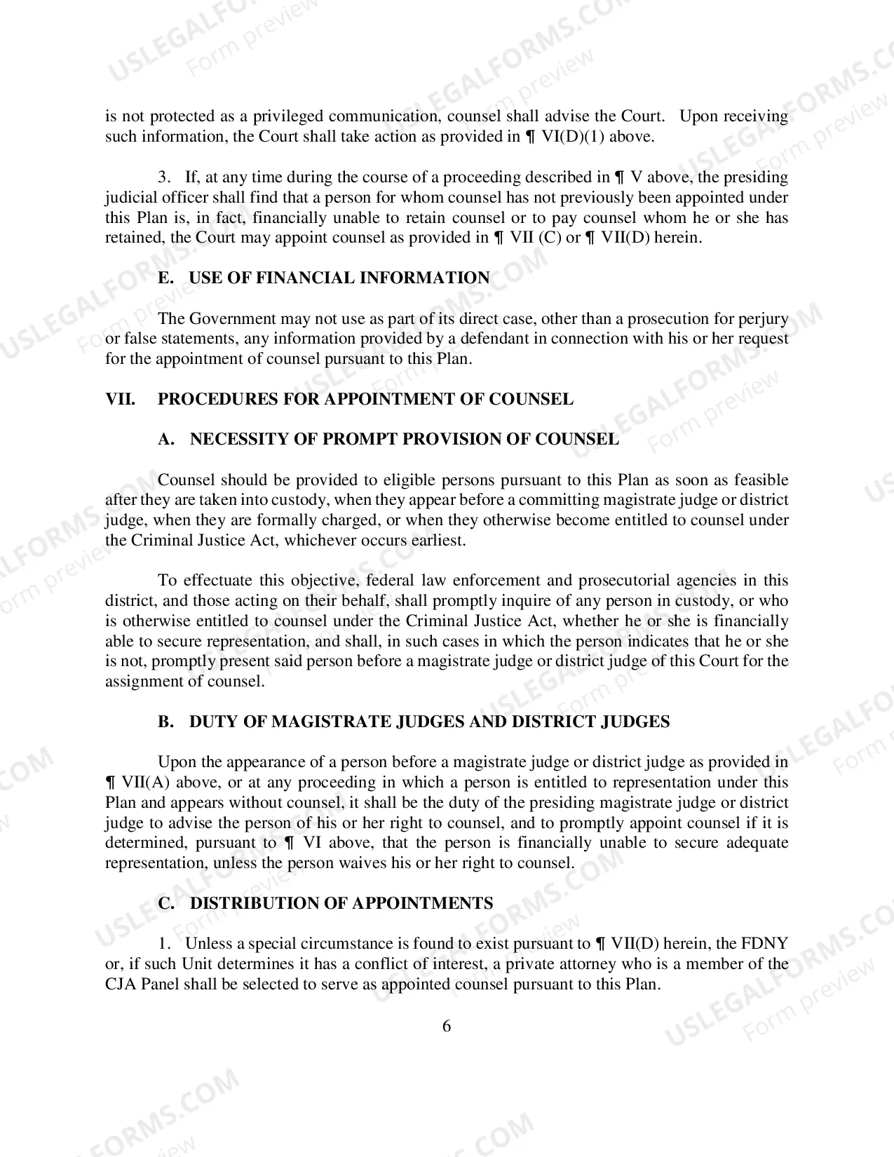 Preview Current Criminal Justice Act Plan