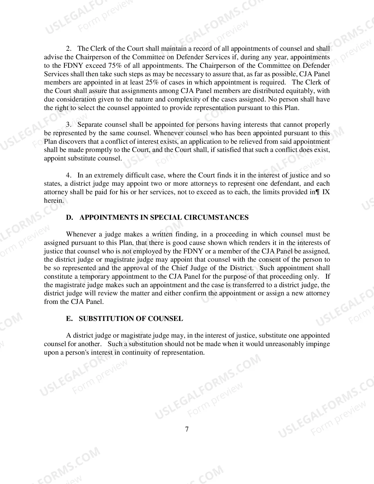 Preview Current Criminal Justice Act Plan