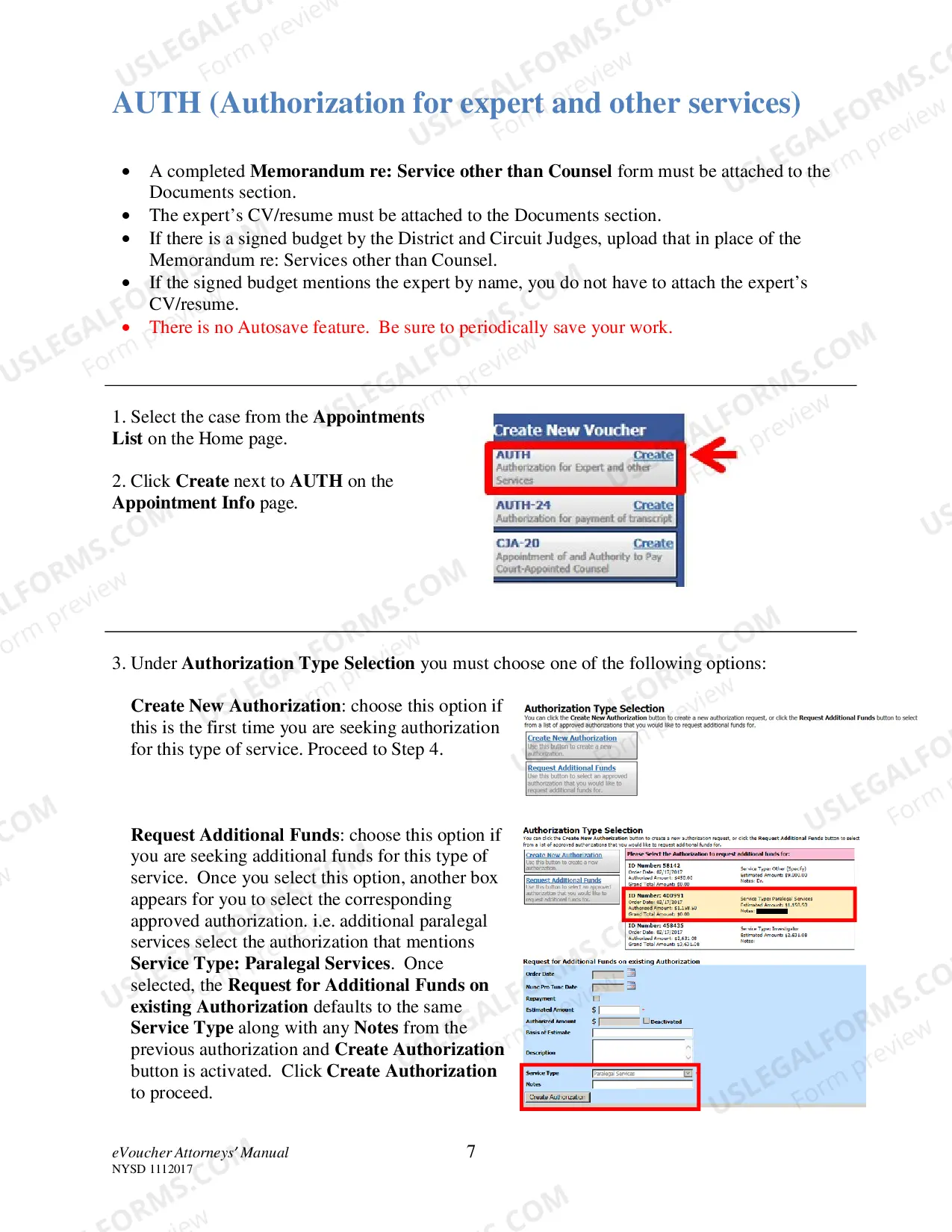 Preview EVoucher Attorney Manual