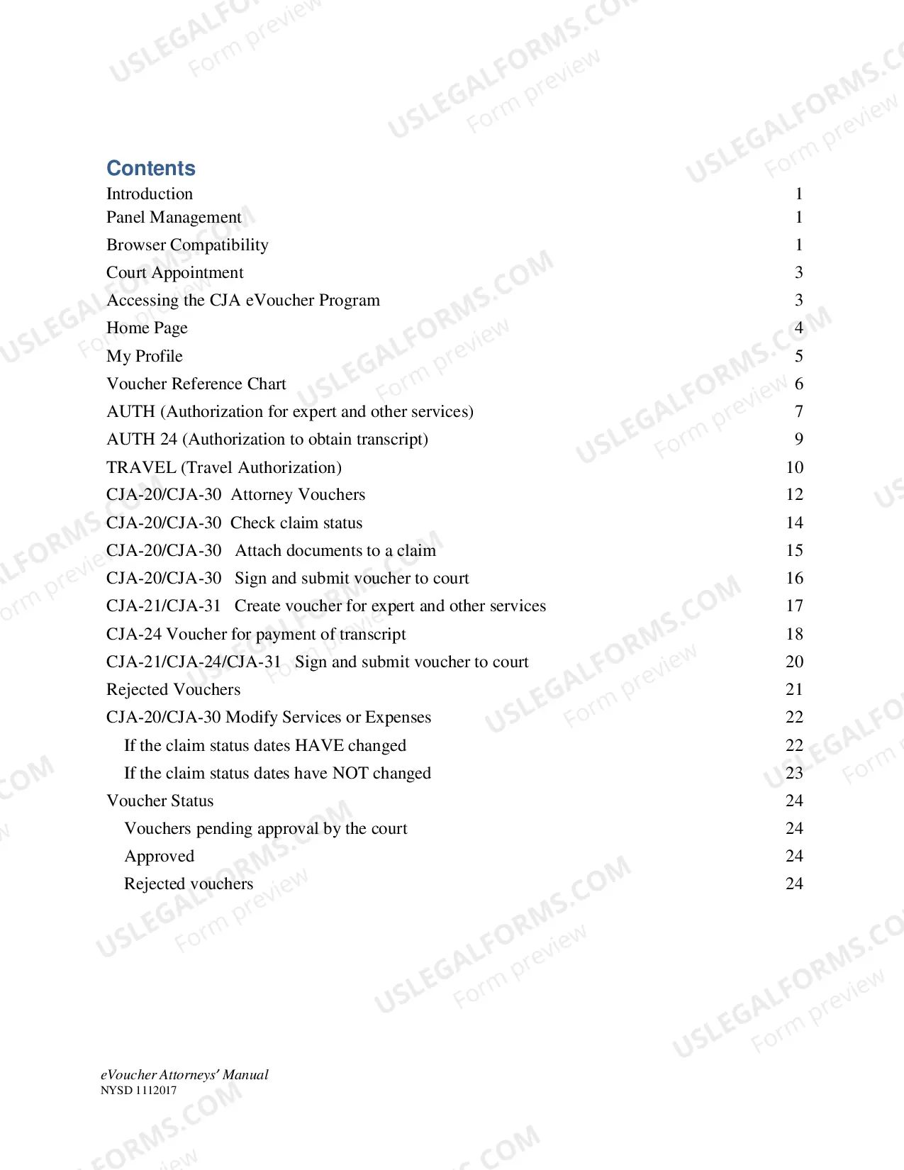 Preview EVoucher Attorney Manual