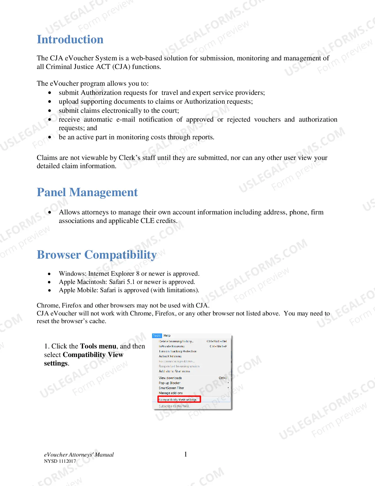 Preview EVoucher Attorney Manual