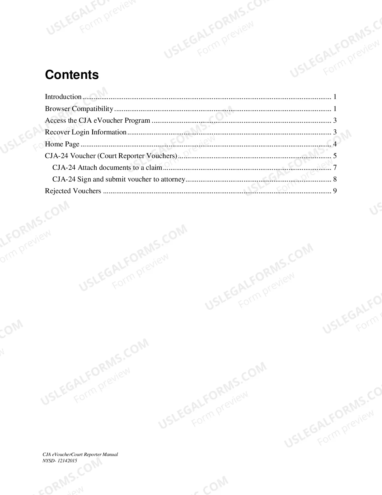 Preview EVoucher Court Reporter Manual