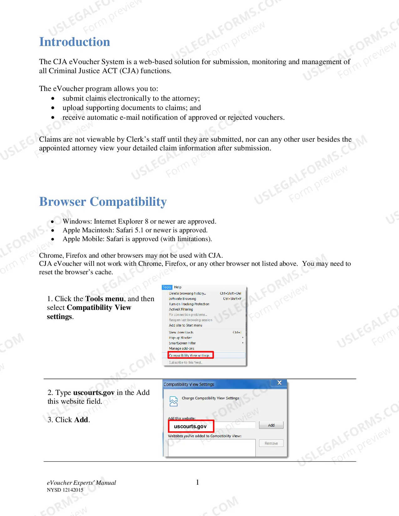 Preview EVoucher Court Reporter Manual