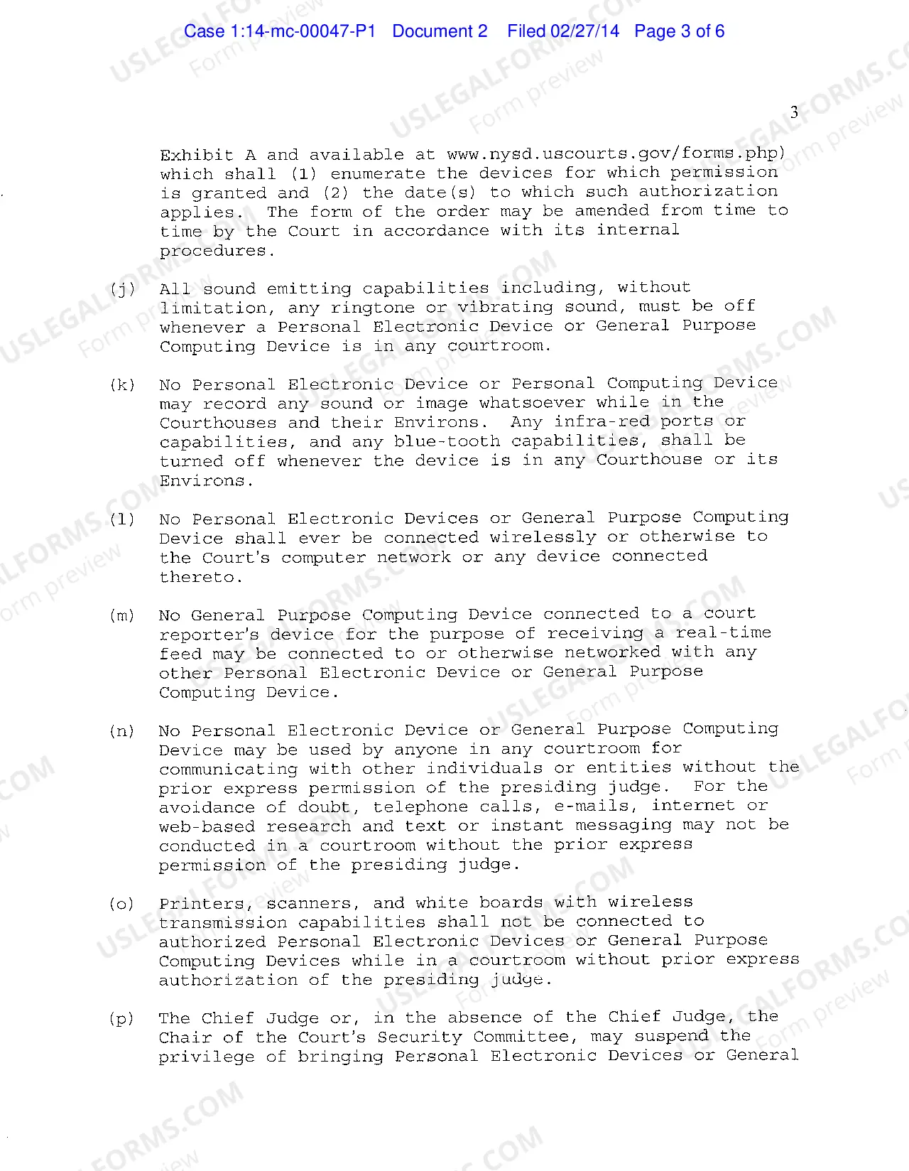 Preview Standing Order: Electronic Devices General Purpose