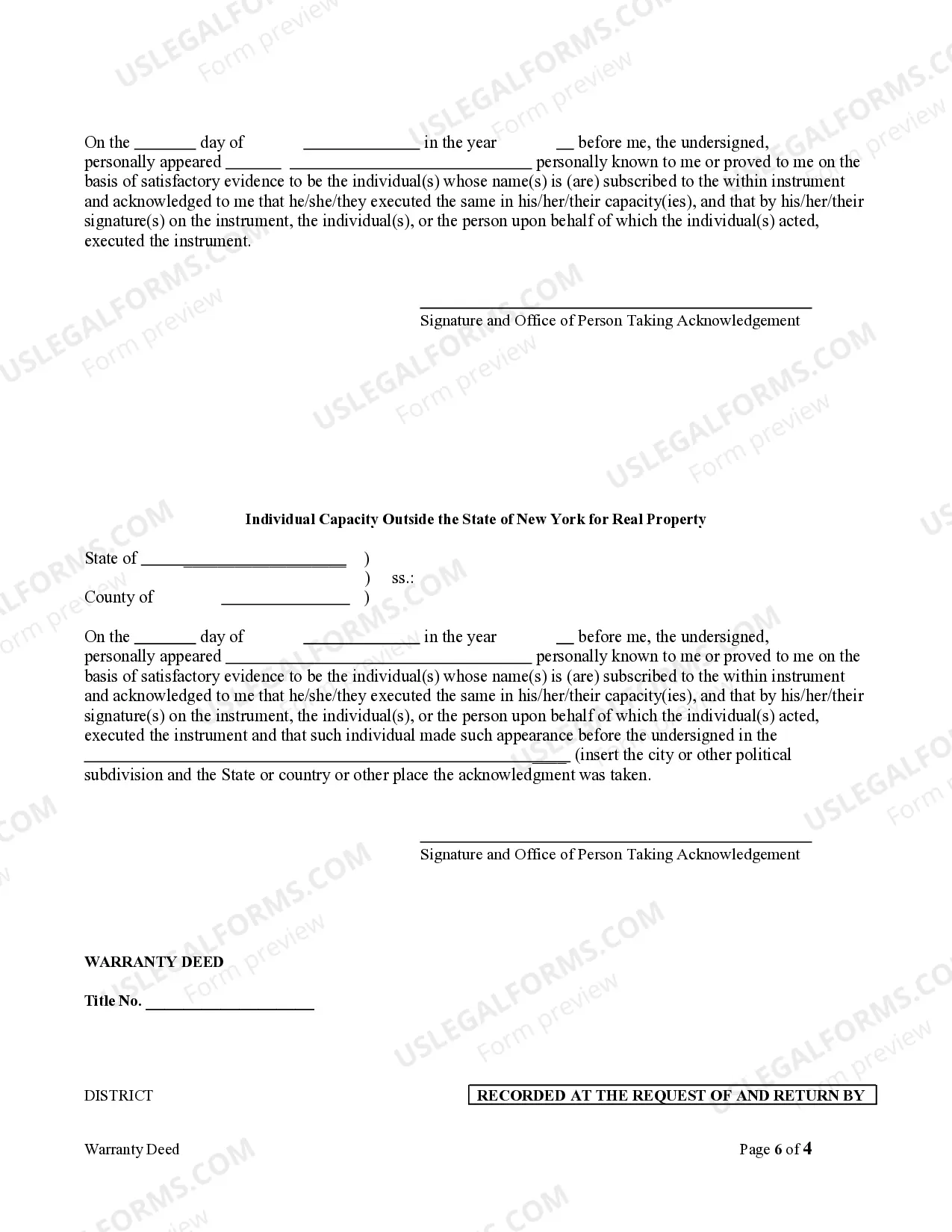 Preview Warranty Deed from Limited Partnership or LLC is the Grantor, or Grantee