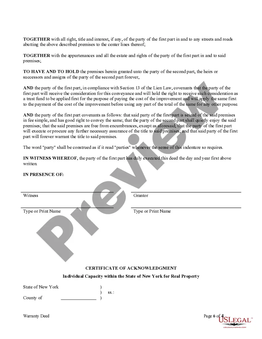 Preview Warranty Deed for Parent To Three Children Reserving Life Estate