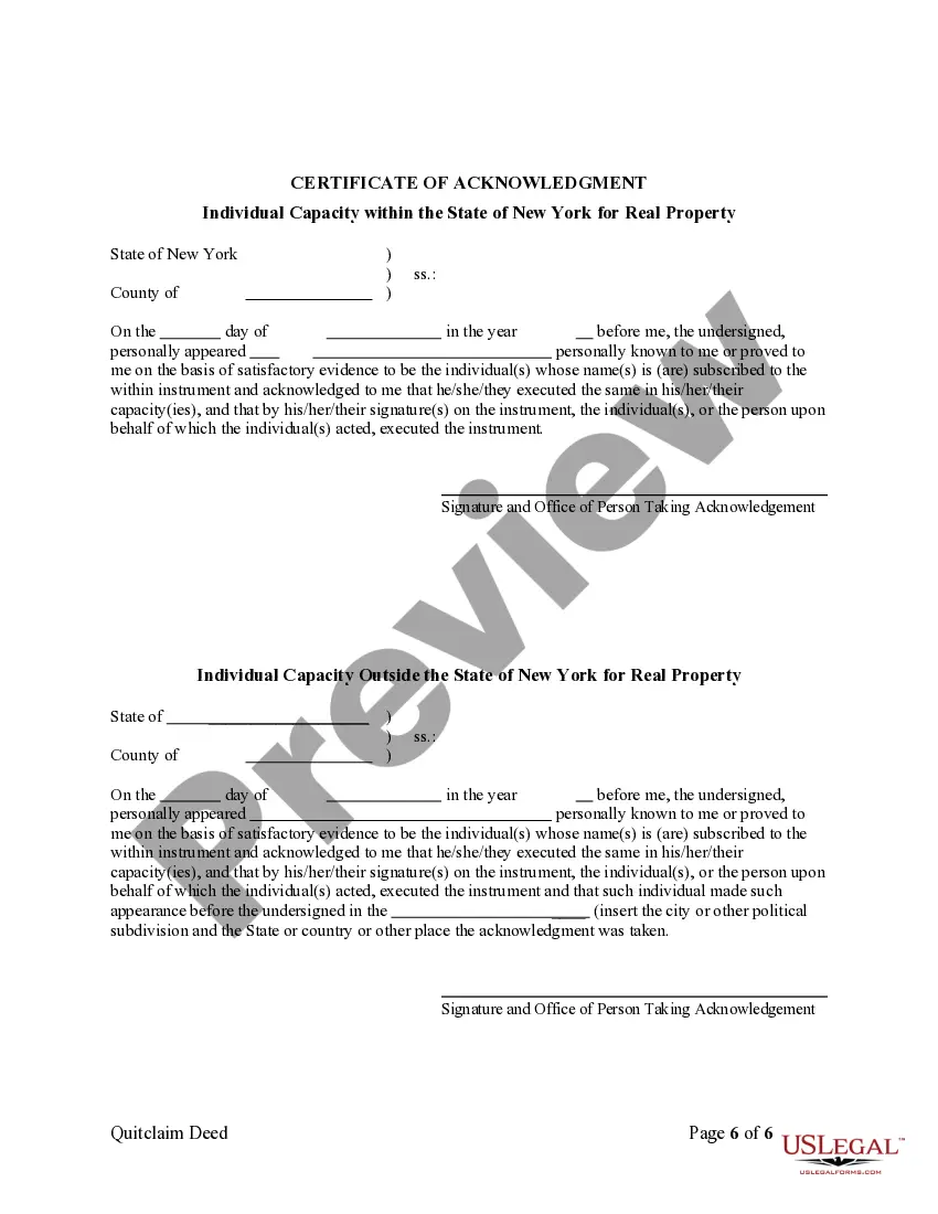 Preview Quitclaim Deed for Three Individuals to Two Individuals as Joint Tenants with the Right of Survivorship