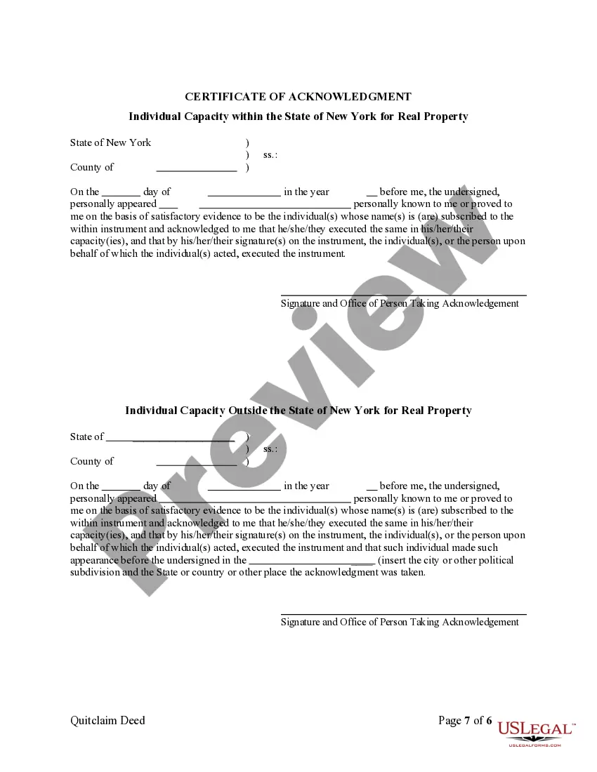 Preview Quitclaim Deed for Three Individuals to Two Individuals as Joint Tenants with the Right of Survivorship