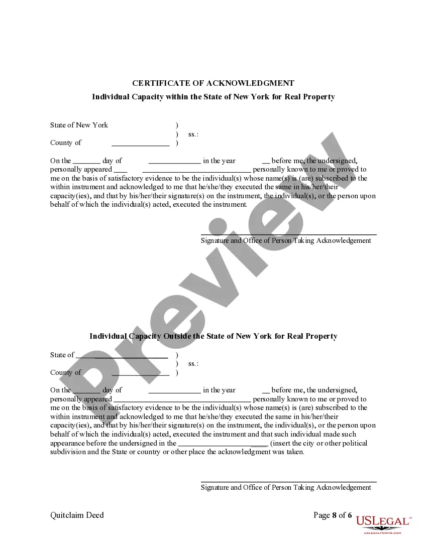 Preview Quitclaim Deed for Three Individuals to Husband and Wife as Joint Tenants with Right of Survivorship