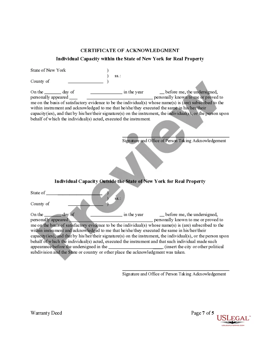 Preview Warranty Deed from two Individuals to Two Individuals