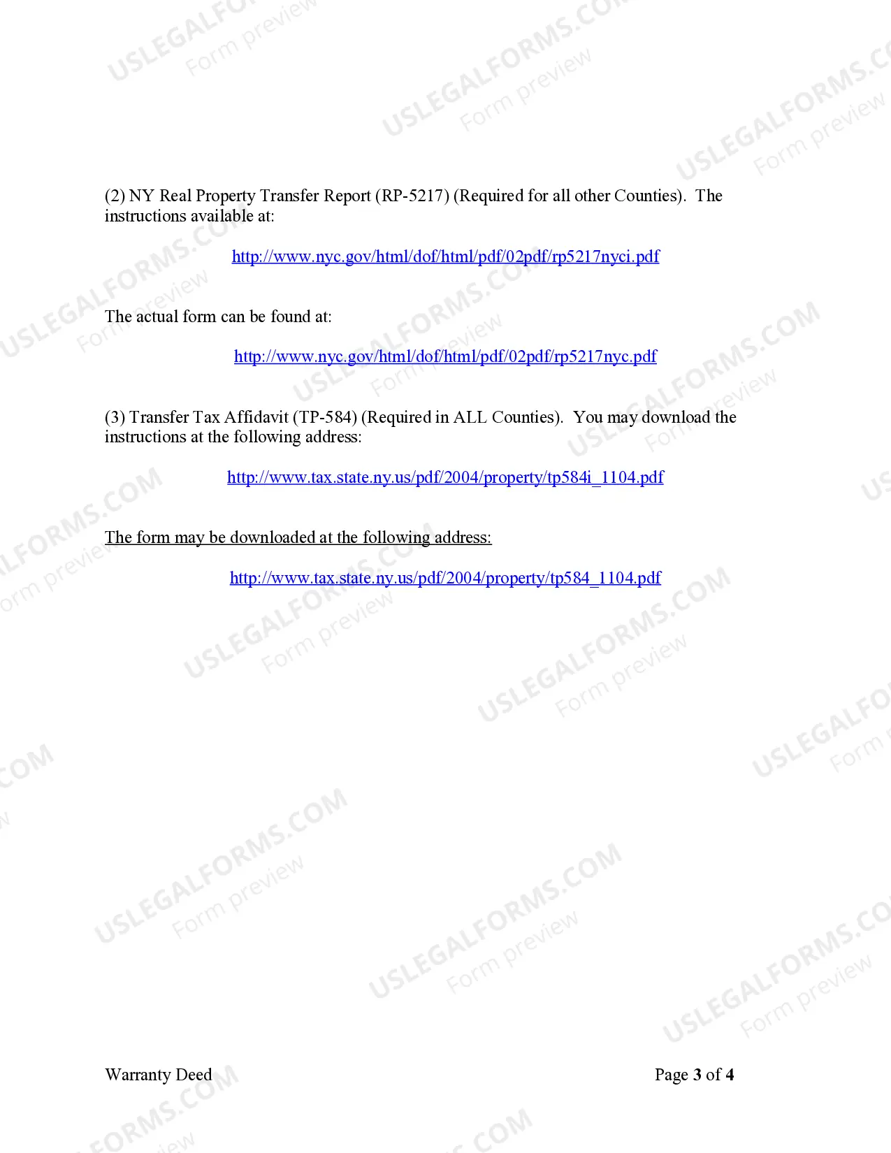 Preview Warranty Deed for Husband and Wife to Three Individuals as Tenants in Common